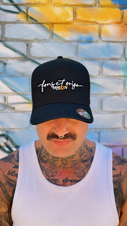 The “fons et origo” cap (black)
